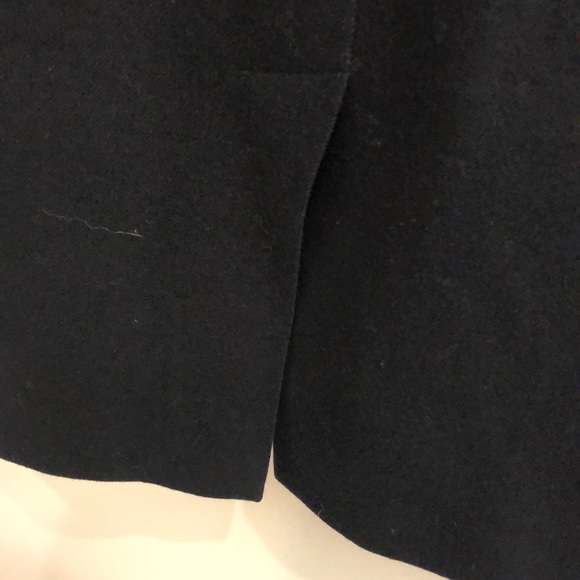 Joseph Navy Wool and Cashmere Sleeveless Midi Dress - Picture 6 of 11